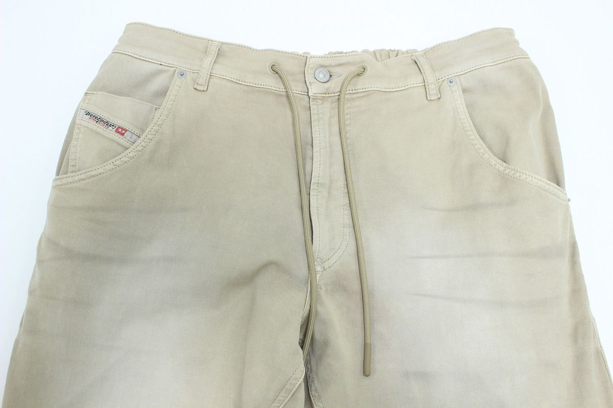 DIESEL ディーゼル ジョグジーンズ KROOLEY JOGG ベージュ系 W36-L32