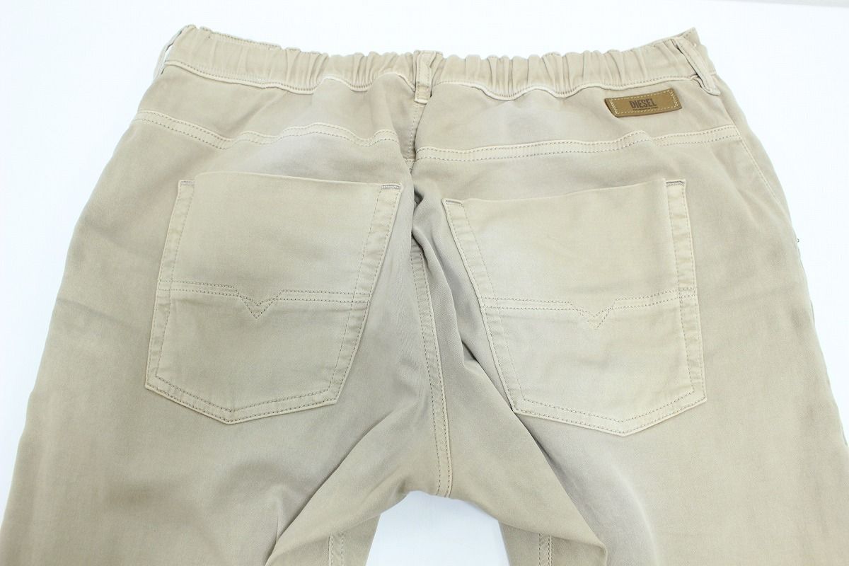 DIESEL ディーゼル ジョグジーンズ KROOLEY JOGG ベージュ系 W36-L32