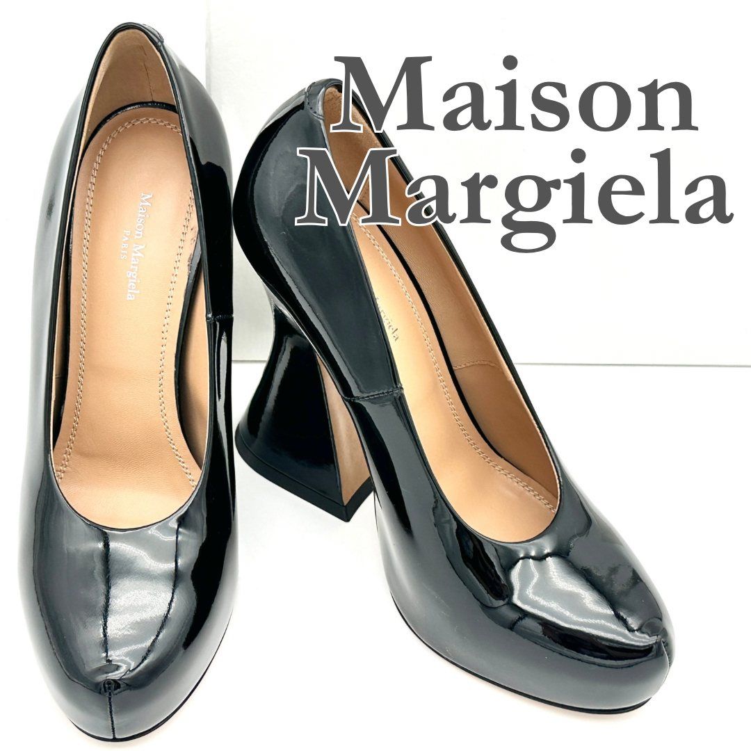 □新品級□ Maison Margiela ハイヒール エナメル スケッチヒール