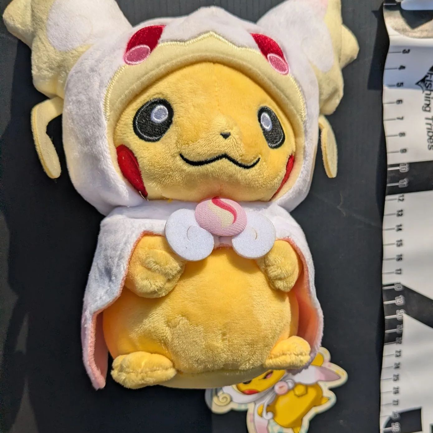 ポケモンセンター ぬいぐるみ メガタブンネのポンチョを着たピカチュウ