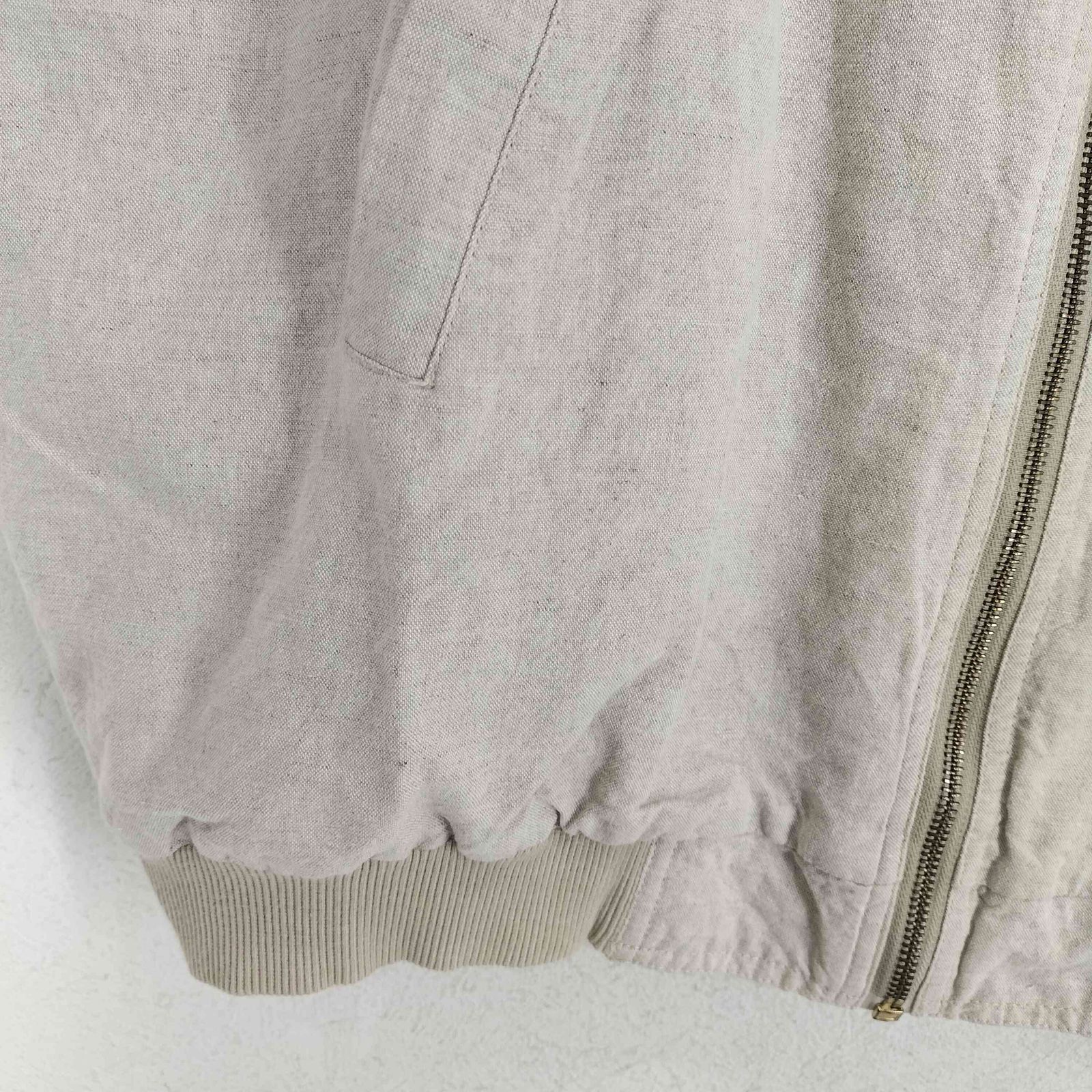 PERRY ELLIS(ペリーエリス) リネン混ブルゾンジャケット メンズ  L【中古】【ブランド古着バズストア】 ペリーエリス PERRY ELLIS リネン混ブルゾンジャケット メンズ L