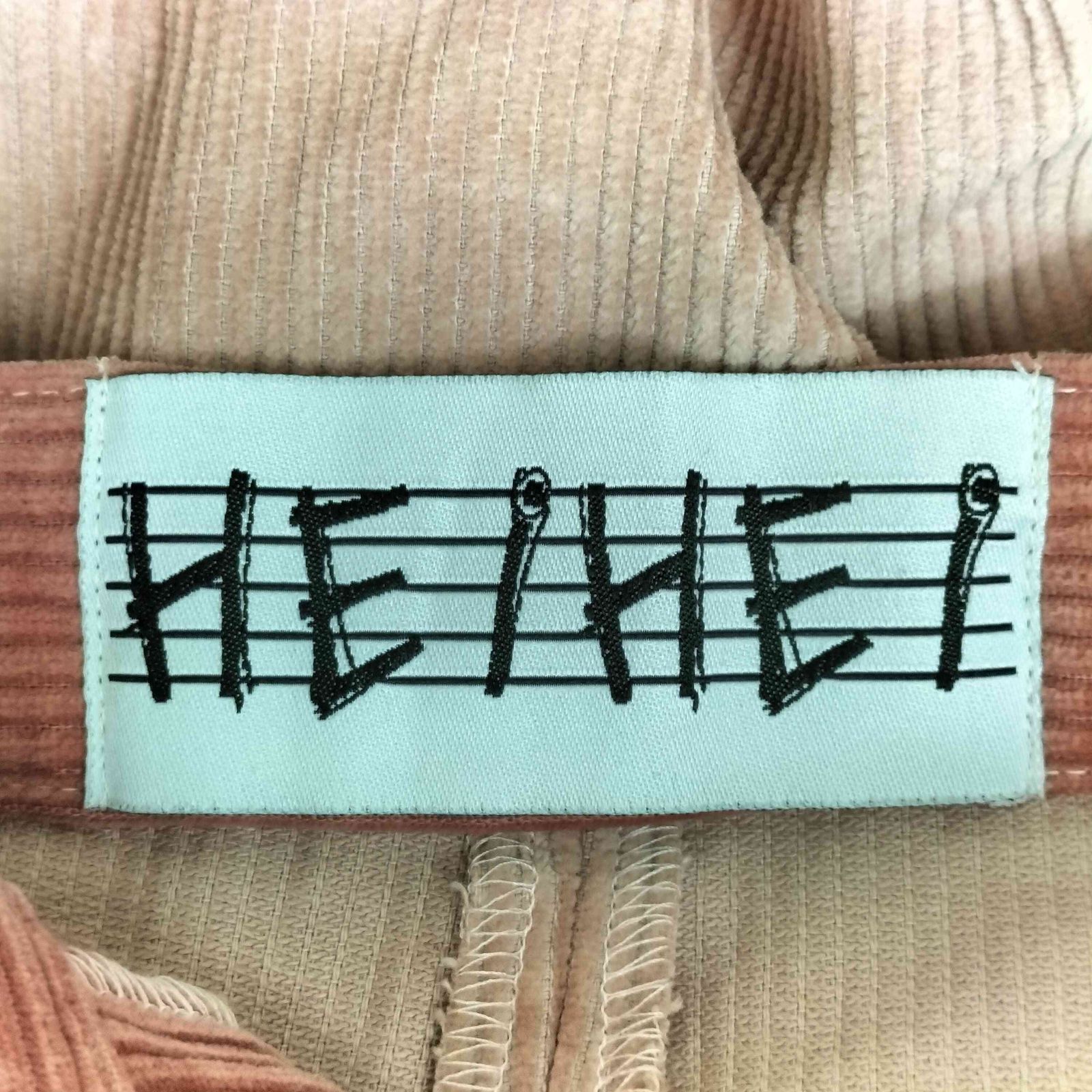 ヘイヘイ HEIHEI 太畝コーデュロイボンテージパンツ レディース 表記無