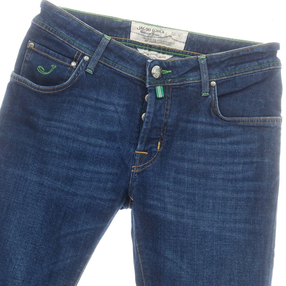 メンズ ヤコブコーエン PW622 ストレッチデニムパンツ 濃紺 イタリア製 31