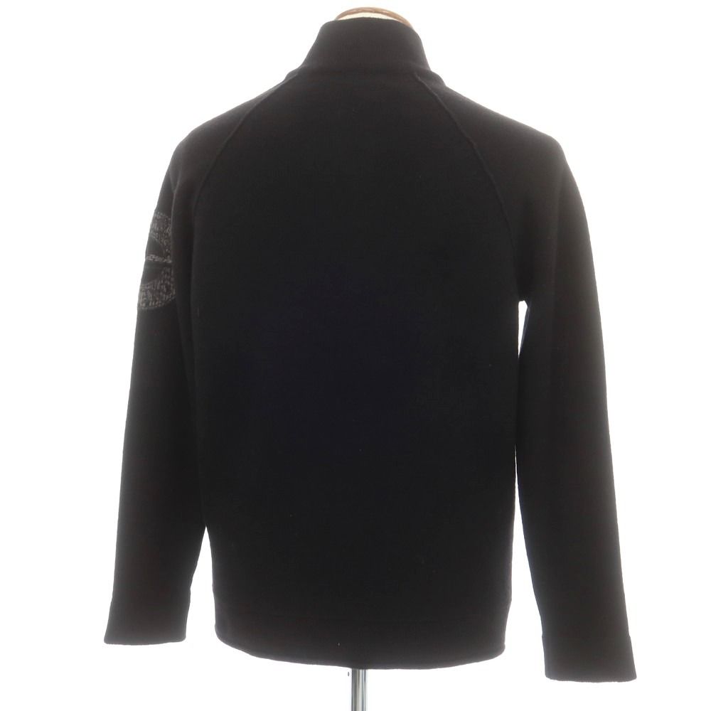 ストーンアイランド STONE ISLAND スタンド ジップアップ カーディガン ブラック サイズM メンズ