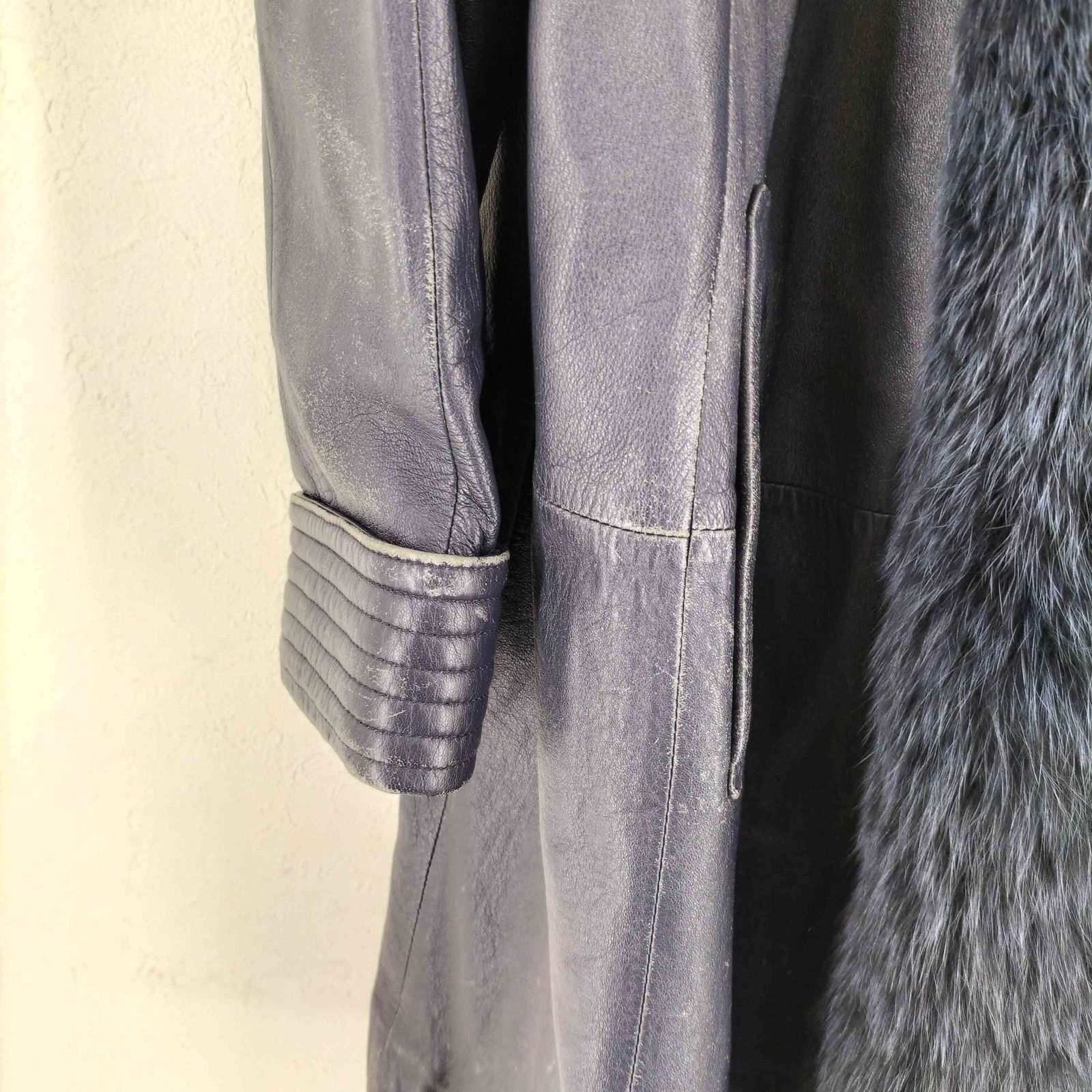 USED古着(ユーズドフルギ) {{SHYNING HEART}} LAMB LEATHER ジャケット レディース  FREE【中古】【ブランド古着バズストア】 ユーズドフルギ USED古着 {{SHYNING HEART}} LAMB LEATHER ジャケット