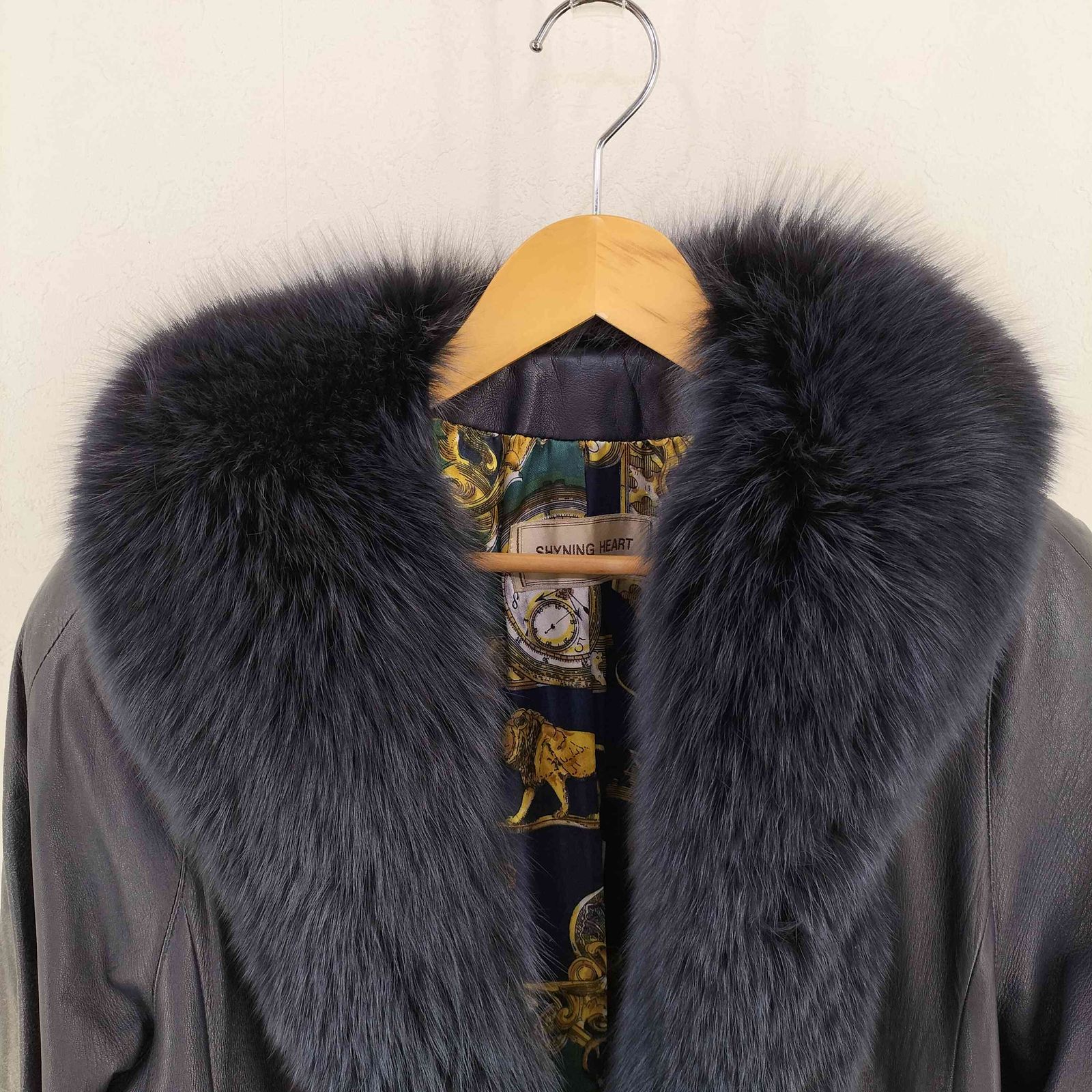 ユーズドフルギ USED古着 {{SHYNING HEART}} LAMB LEATHER ジャケット