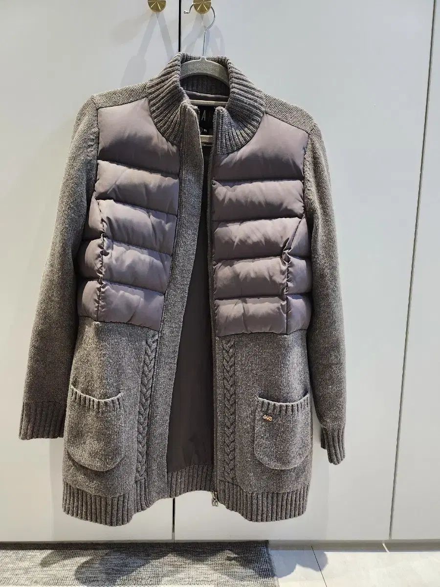 ダックス ゴルフ レディース ニット ダウン ロング カーディガン