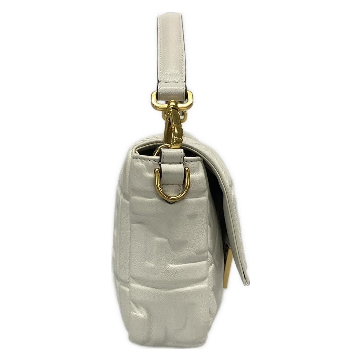 FENDIフェンディ☆マンマバケット☆ズッカ柄☆アイボリー FENDI(フェンディ) ハンドバッグ マンマバケット 8BR600-A72V 白