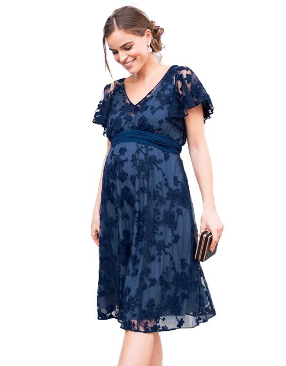 [セラフィン] スペシャルオケージョンドレス 授乳対応マタニティワンピース DIANE レディース ネイビー