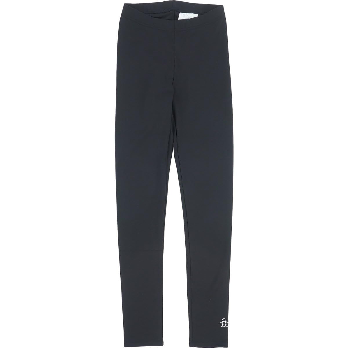 マンシングウェア レギンス ワンポイント 裏起毛 防風 ストレッチ タイツ ゴルフ レディース BK 00 ブラック LL