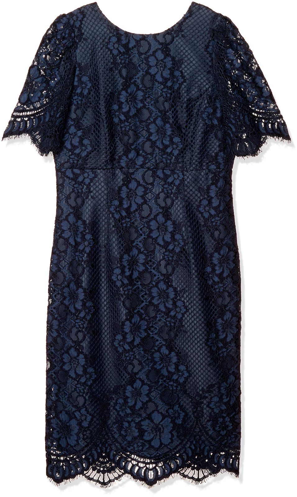グレースコンチネンタル パーティドレス コードレースタイトワンピース レディース ネイビー 日本 36 日本サイズ7 号相当