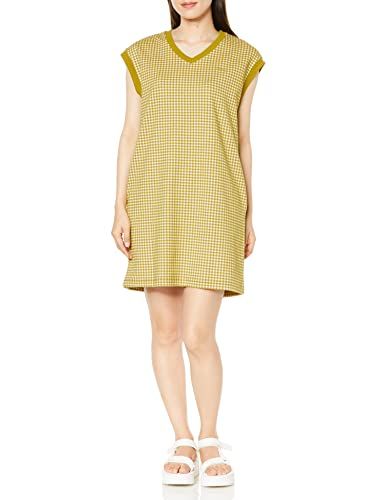 エックスガール カジュアルドレス GINGHAM EASY DRESS レディース BEIGE S
