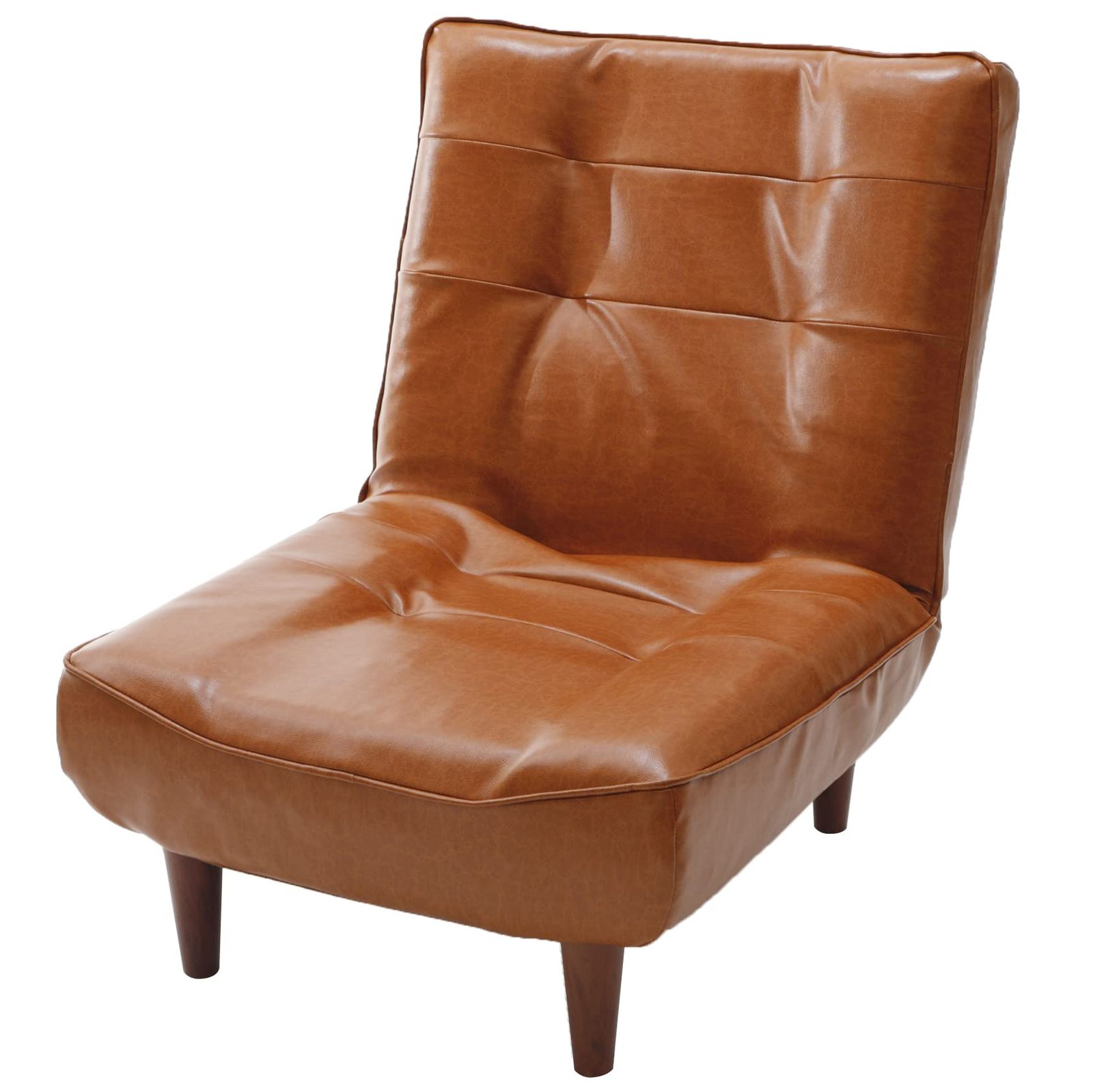 セルタン Cellutane 幅約66 cm 和楽の浅葱 1人掛け ポケットコイル ヴィンテージキャメル 背部リクライニング A 327 P-677 CML