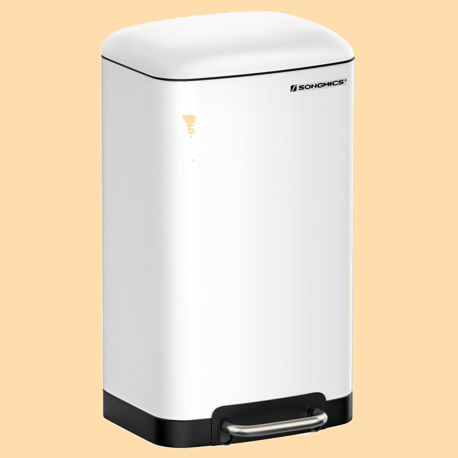 防臭 ペダル式 縦型 スリム キッチン 30 L おしゃれ ふた付き 大容量 ゴミ箱 ホワイト LTB 01 W