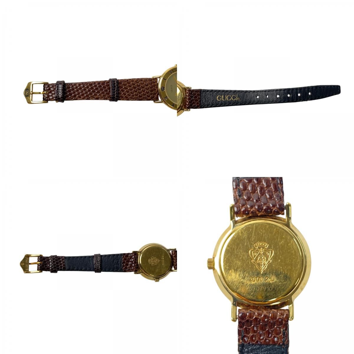 ゴールド文字盤