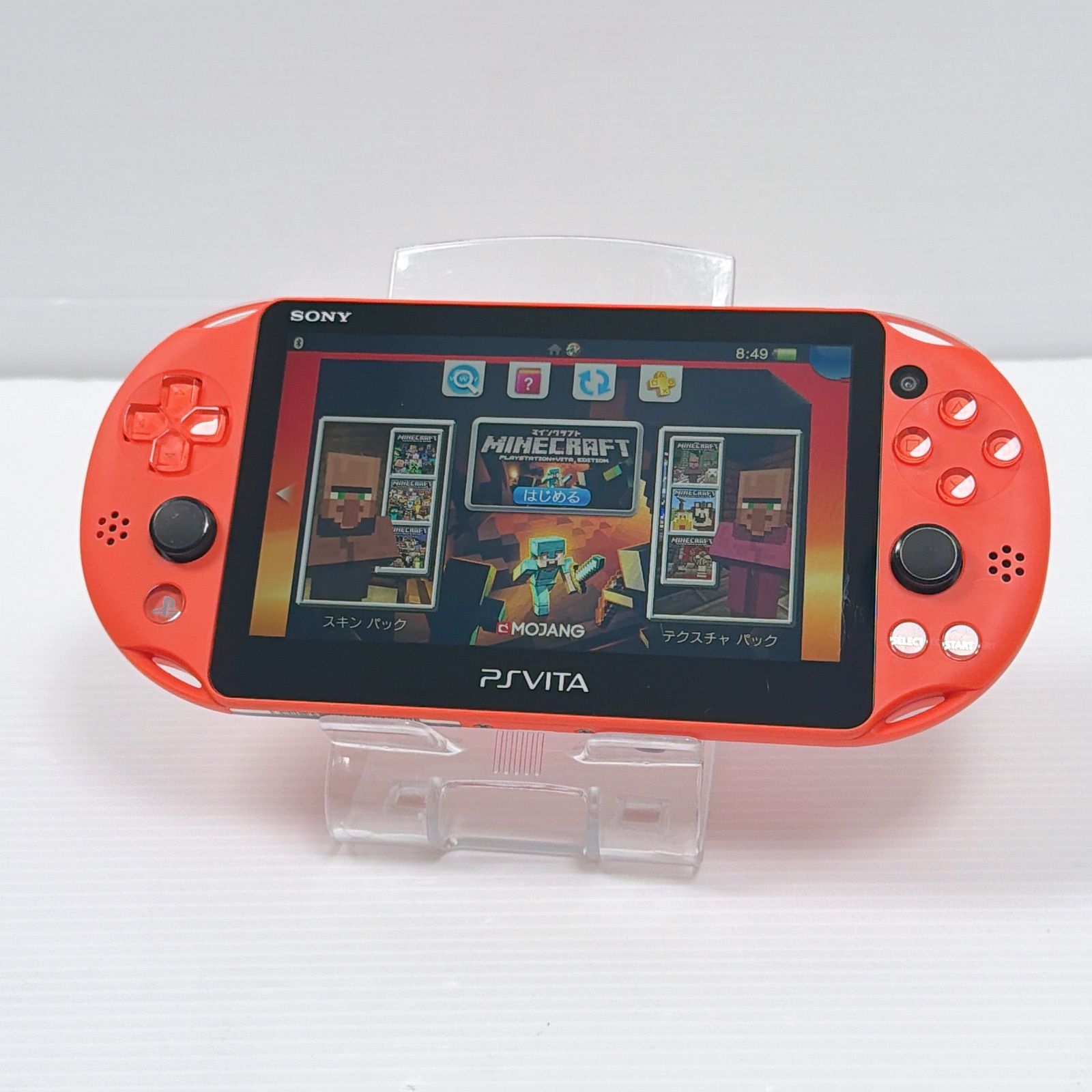 PSVITA PCH 2000 ネオンオレンジ PlayStation Vita FW3.65 訳あり 外装