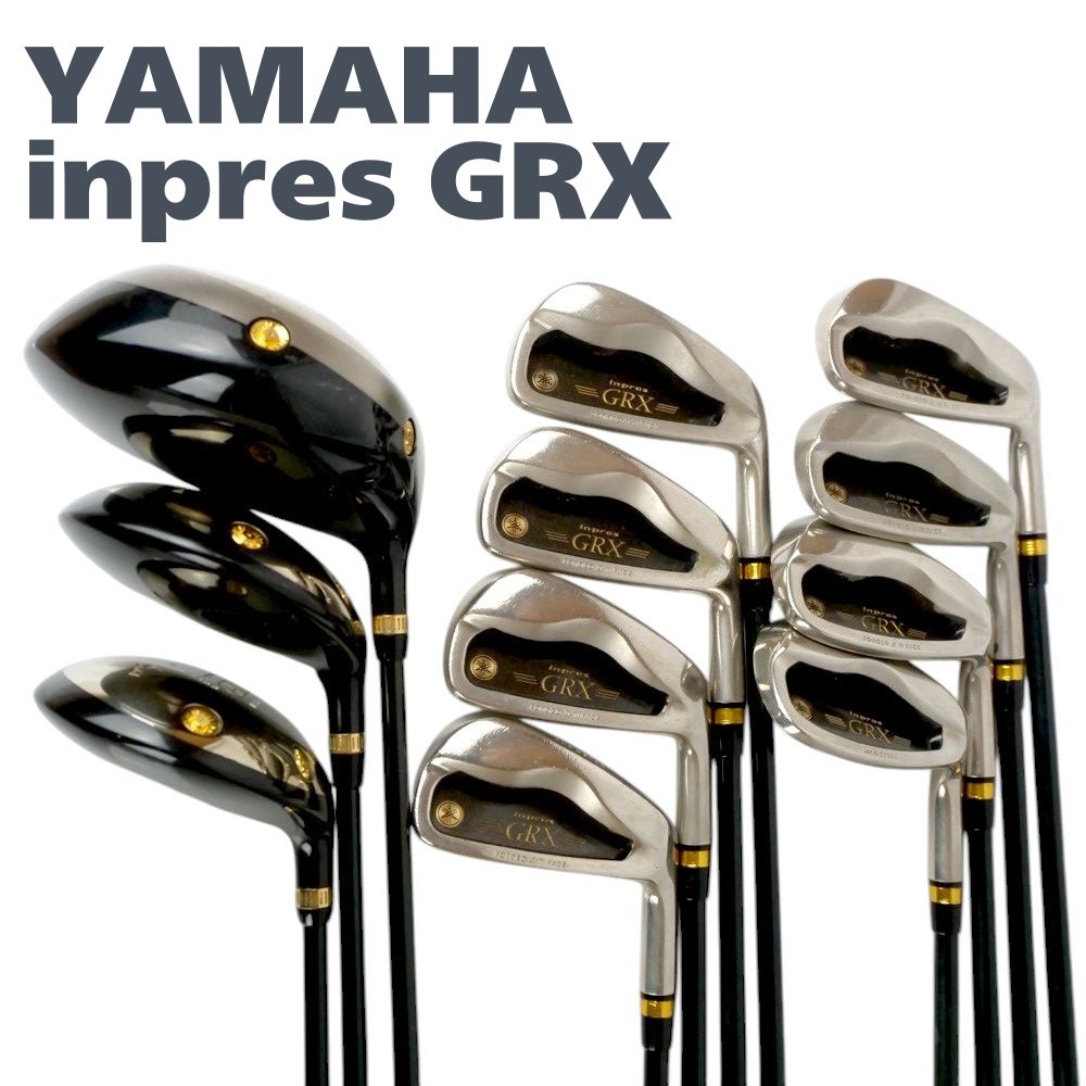 YAMAHA inpres GRX 2006 11本セット ドライバー ウッド アイアン セット 2006年 3 W 16° 5 19° 4–9 P A Rフレックス ZCOM SIX×DX-406 i 並品