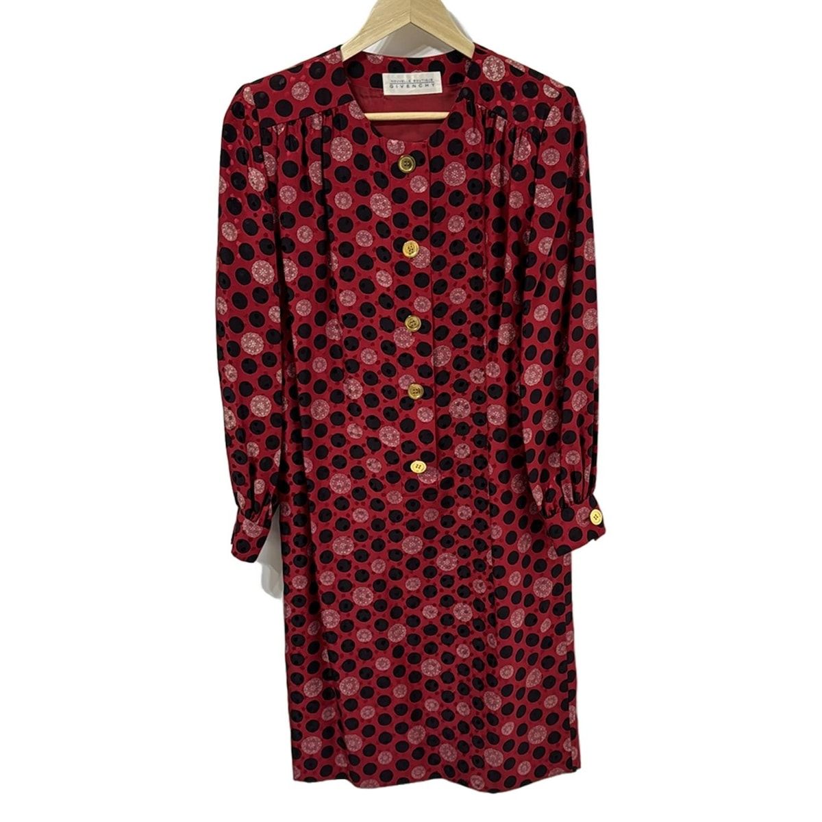 ジバンシーワンピース GIVENCHY(ジバンシー) ワンピース サイズ10 L レディース美品 - レッド