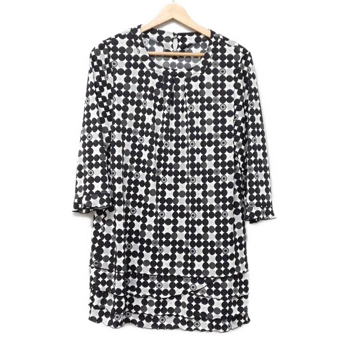 専用品　レリアン　チュニック　13+ Leilian(レリアン) チュニック サイズ13+ S レディース美品 - 白×黒