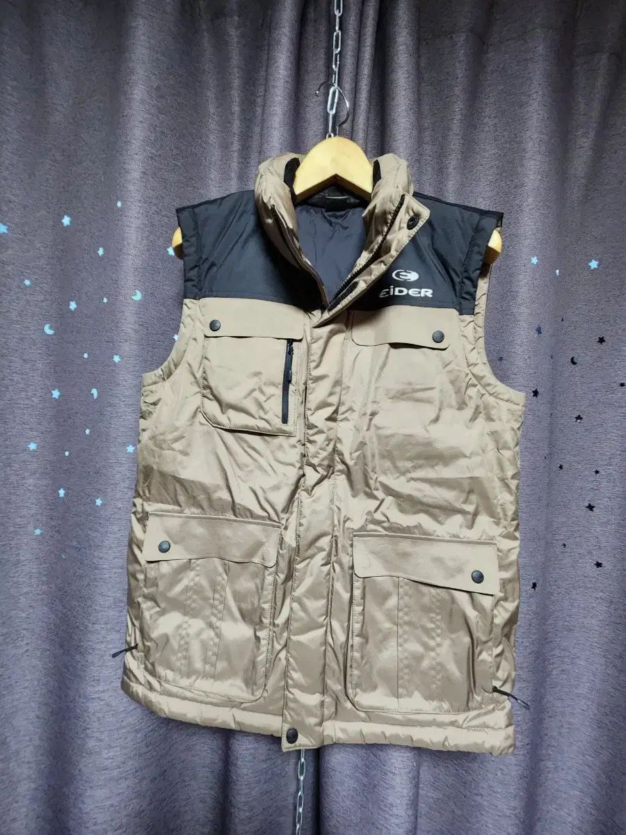 EIDER メンズ ベージュ ダウン ベスト-L