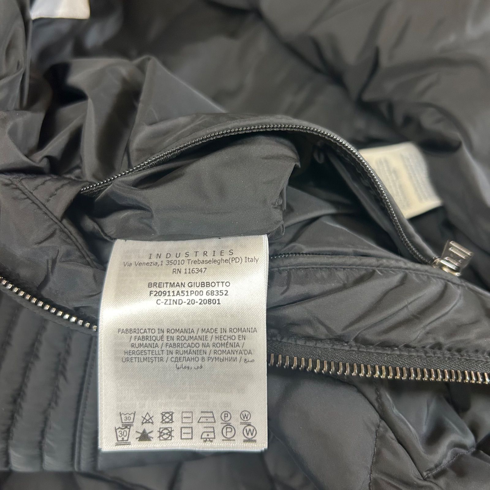 美品】 MONCLER モンクレール ライダースダウン ダウンジャケット