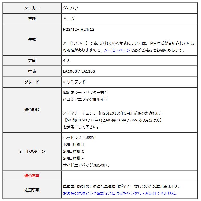 アクセサリー Clazzio クラッツィオ シートカバー ACCENT アクセント ムーヴ LA100S / LA110S H22/12～H24/12 ED-0691