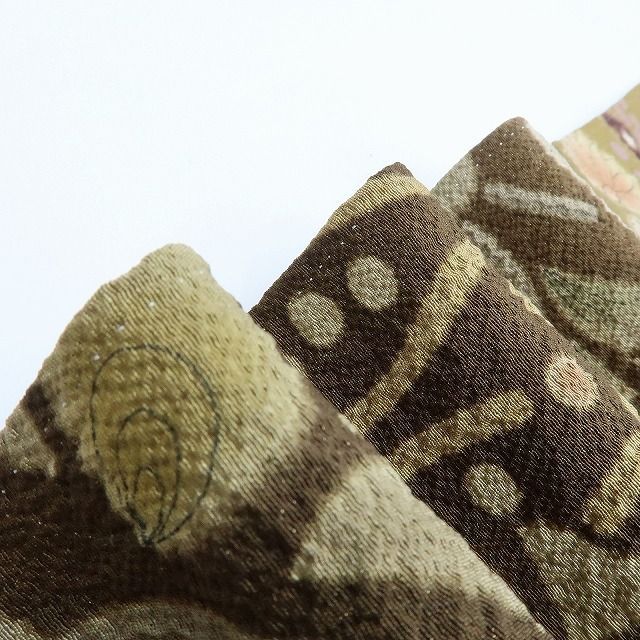 百華❀Y4094◇美品 正絹 滝泰謹製 絞り 手縫い仕立て トールサイズ