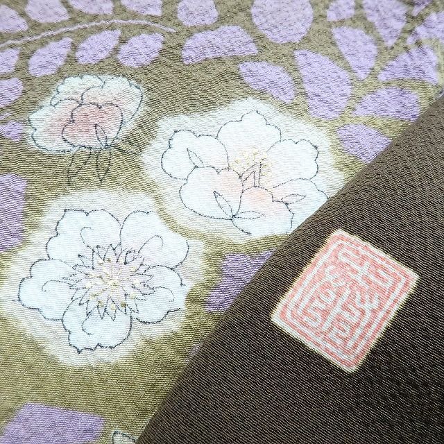 百華❀Y4094◇美品 正絹 滝泰謹製 絞り 手縫い仕立て トールサイズ