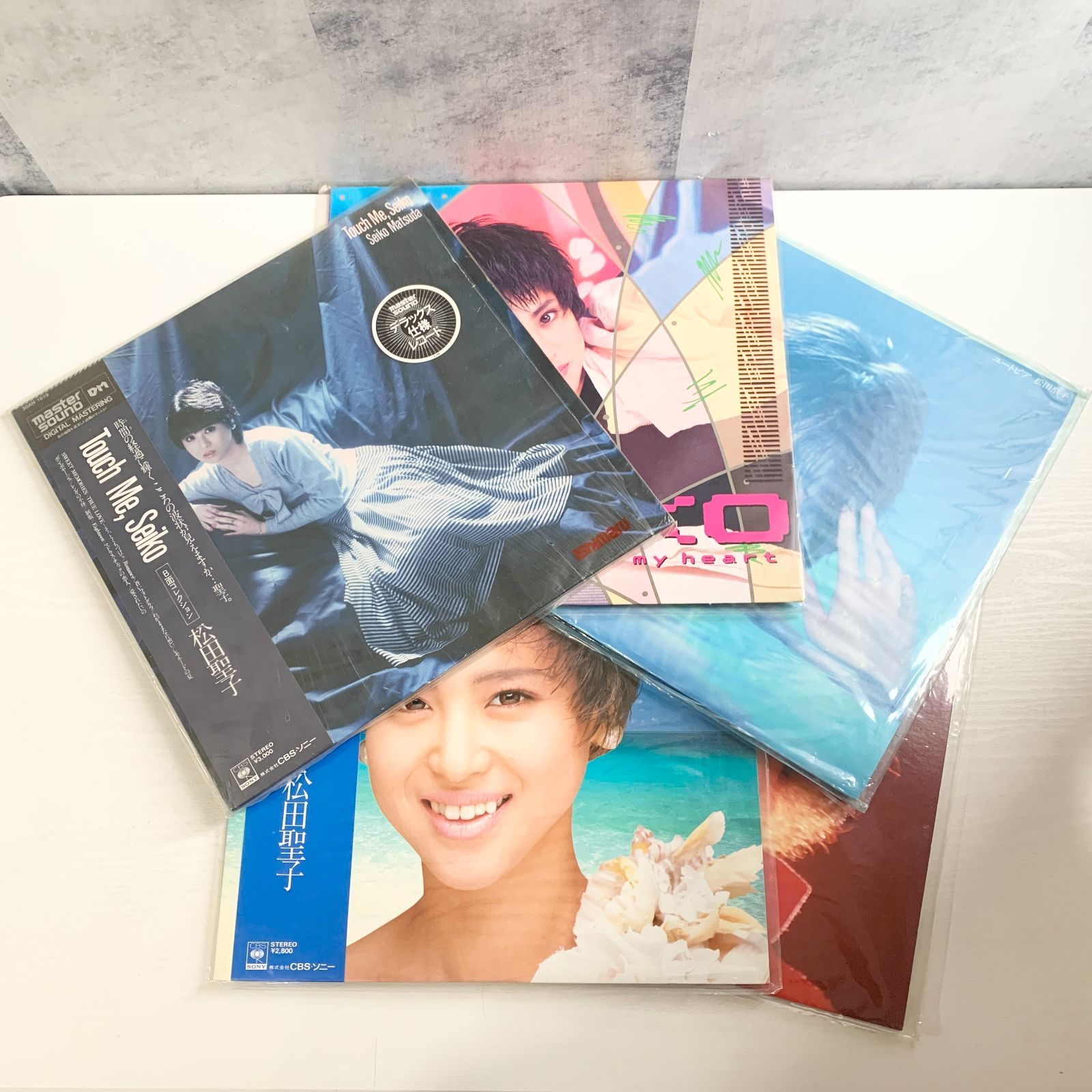 動作未確認 松田聖子 レコード 5枚セット Touch Me, Seiko