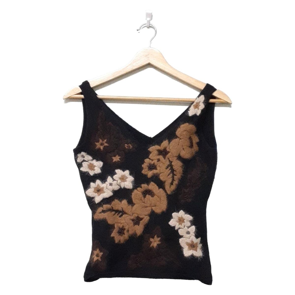 ノーベスパジオ ノースリーブセーター サイズ38 M レディース美品 - 黒