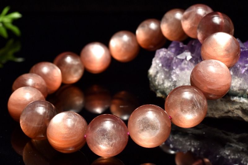 1点物】希少カラー◇雲母の輝き ピンクマイカ レピドライトシリカ