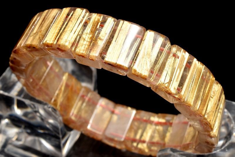 1点物】数量限定◇迫力金針！ ゴールドタイチンルチルクォーツ 7.5