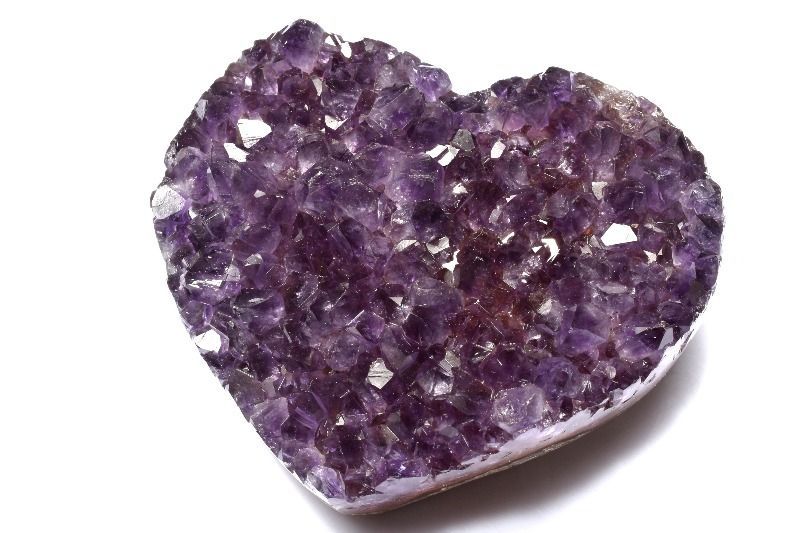 ウルグアイ産 アメジスト クラスター ハート形　天然 最高品質 SSS ウルグアイ産 アメジスト クラスター ハート形 天然 最高品質 SSS