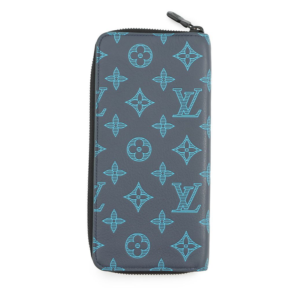 ルイヴィトン 長財布 モノグラム・シャドウ ジッピーウォレット