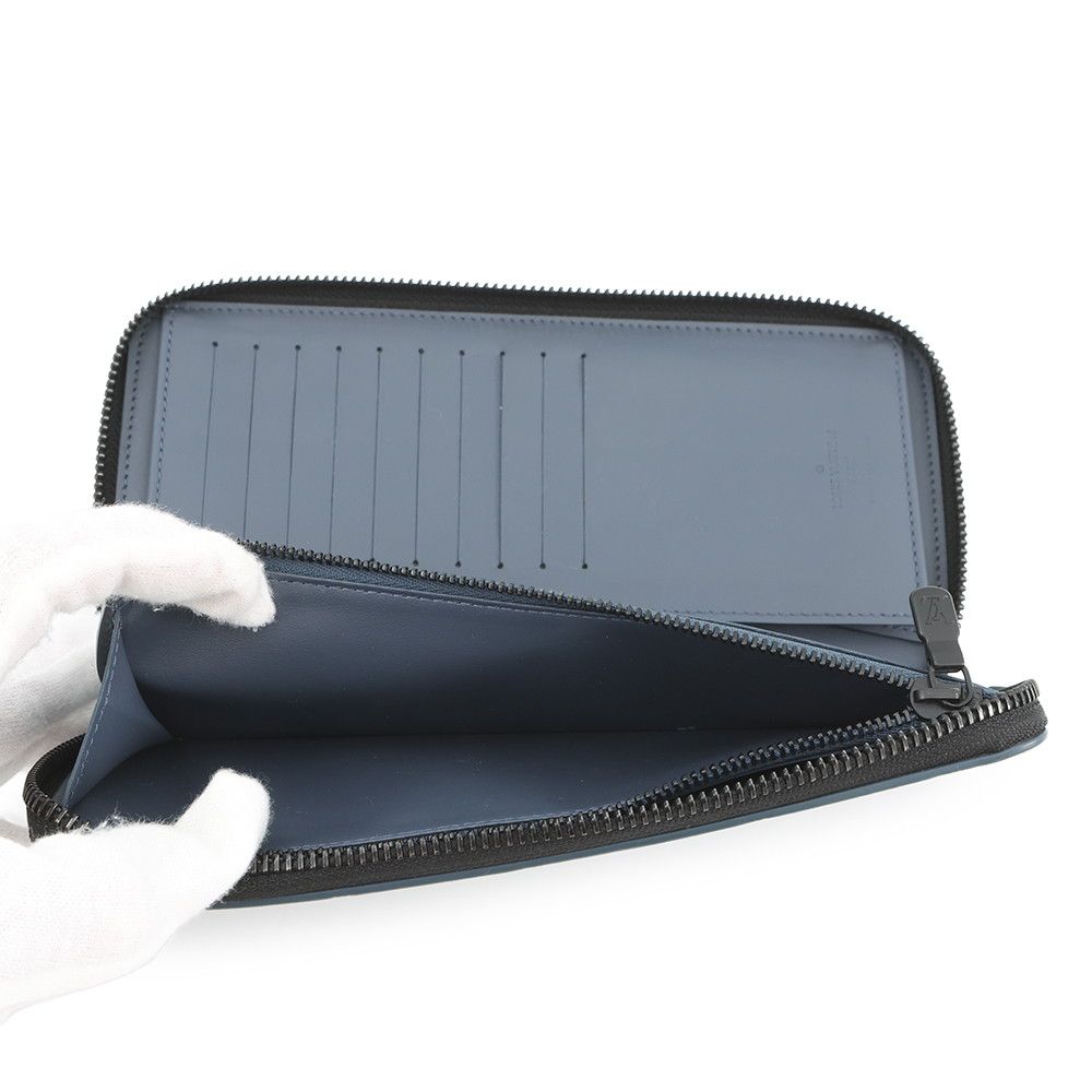 ルイヴィトン 長財布 モノグラム・シャドウ ジッピーウォレット