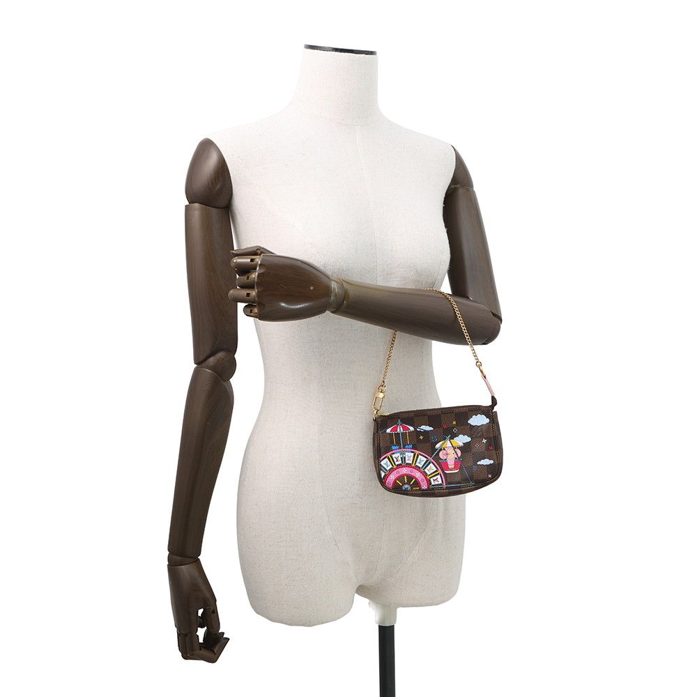 ルイヴィトン ポーチ ダミエ・エベヌ ヴィヴィエンヌ ミニ・ポシェット