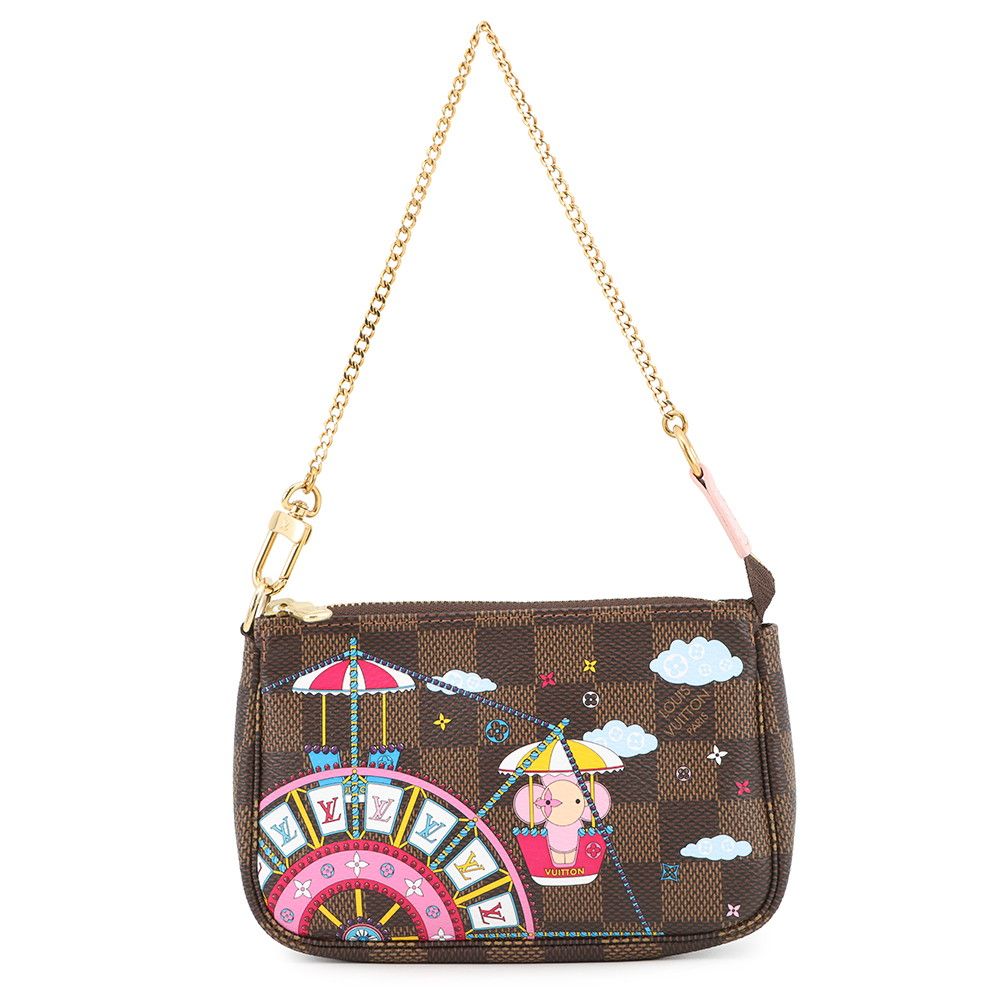 ルイヴィトン ポーチ ダミエ・エベヌ ヴィヴィエンヌ ミニ・ポシェット