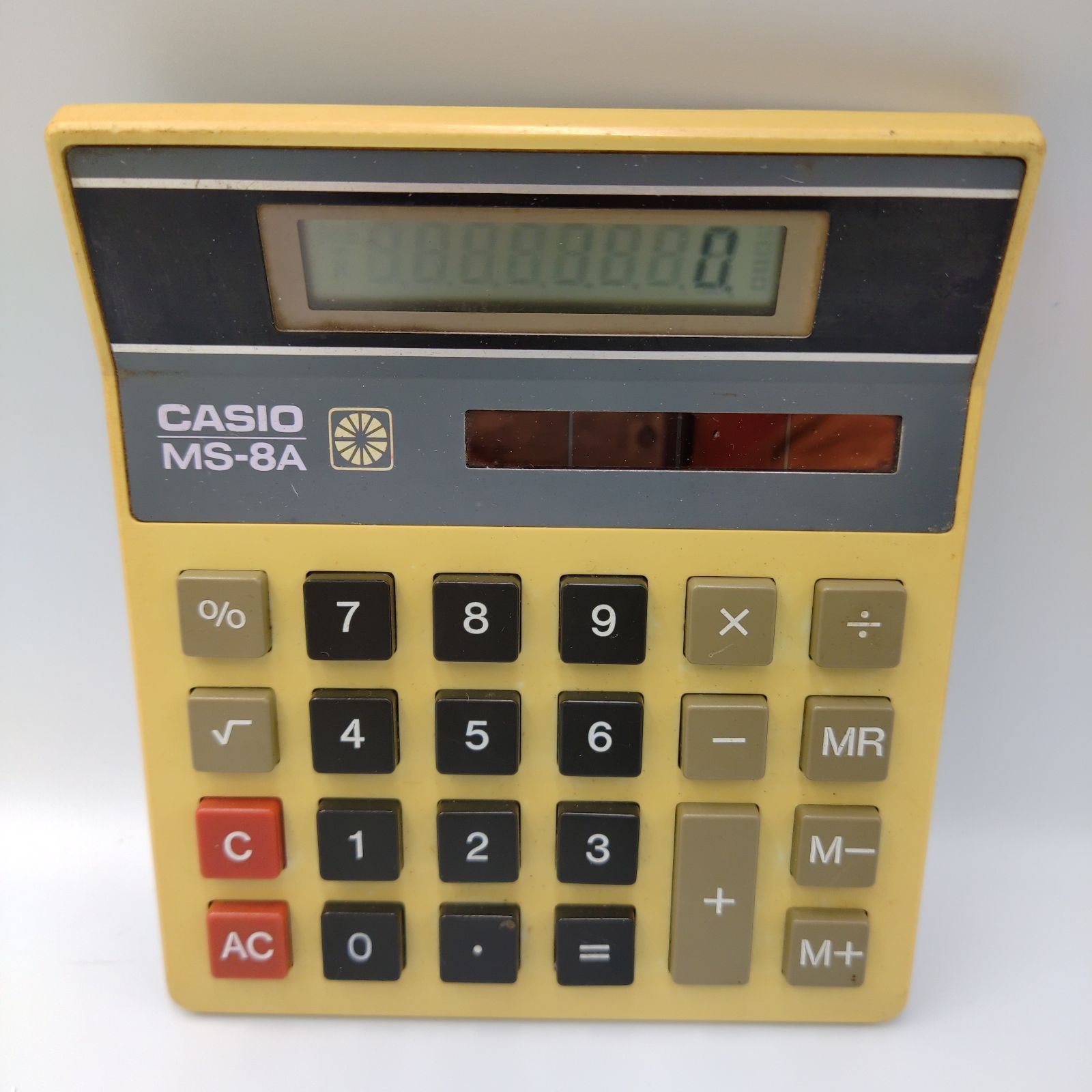 TAKA57-50】△ CASIO カシオ ｢計算機 FD ソーラー 電卓｣ MS-8A