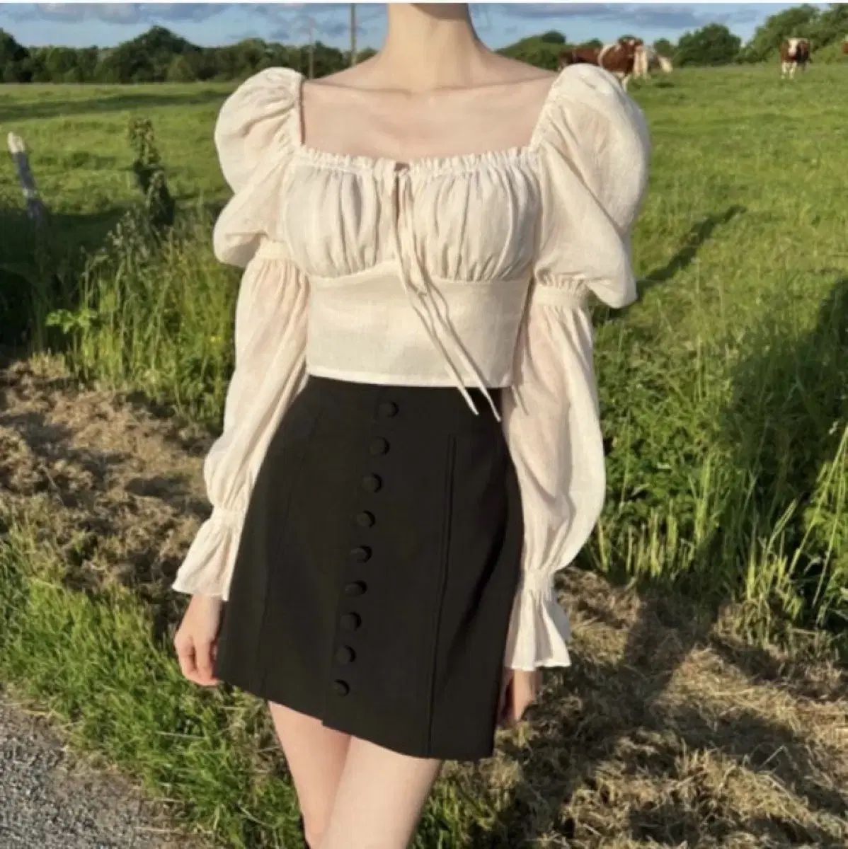 ラベルルブラン ハートスカート 26 ブラック