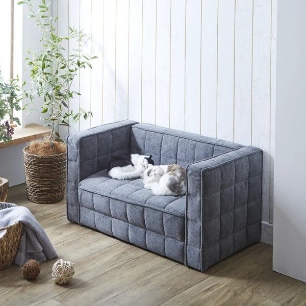 引っかきキズに強い特殊生地 お手入れ簡単撥水加工 ペットソファ シンプル PSO 1354 後藤家具物産