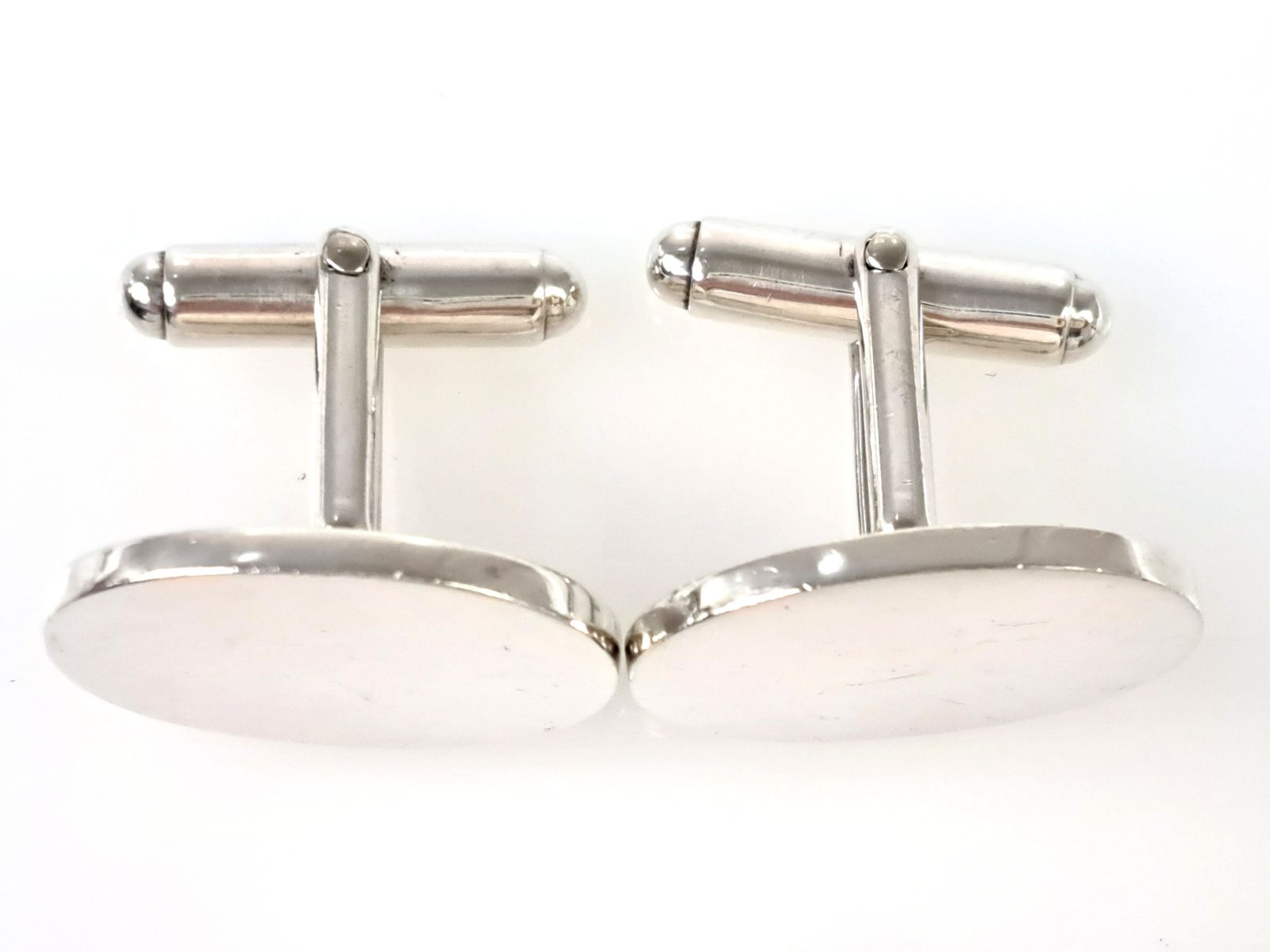 ティファニー TIFFANY オーバル カフス カフリンクス シルバー925 保存