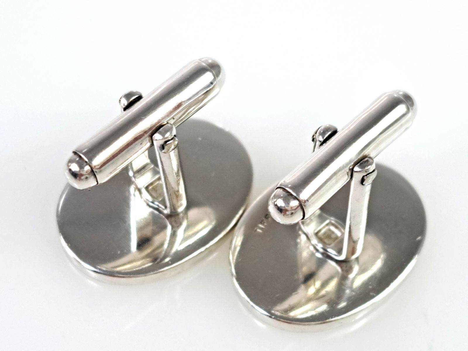 ティファニー TIFFANY オーバル カフス カフリンクス シルバー925 保存