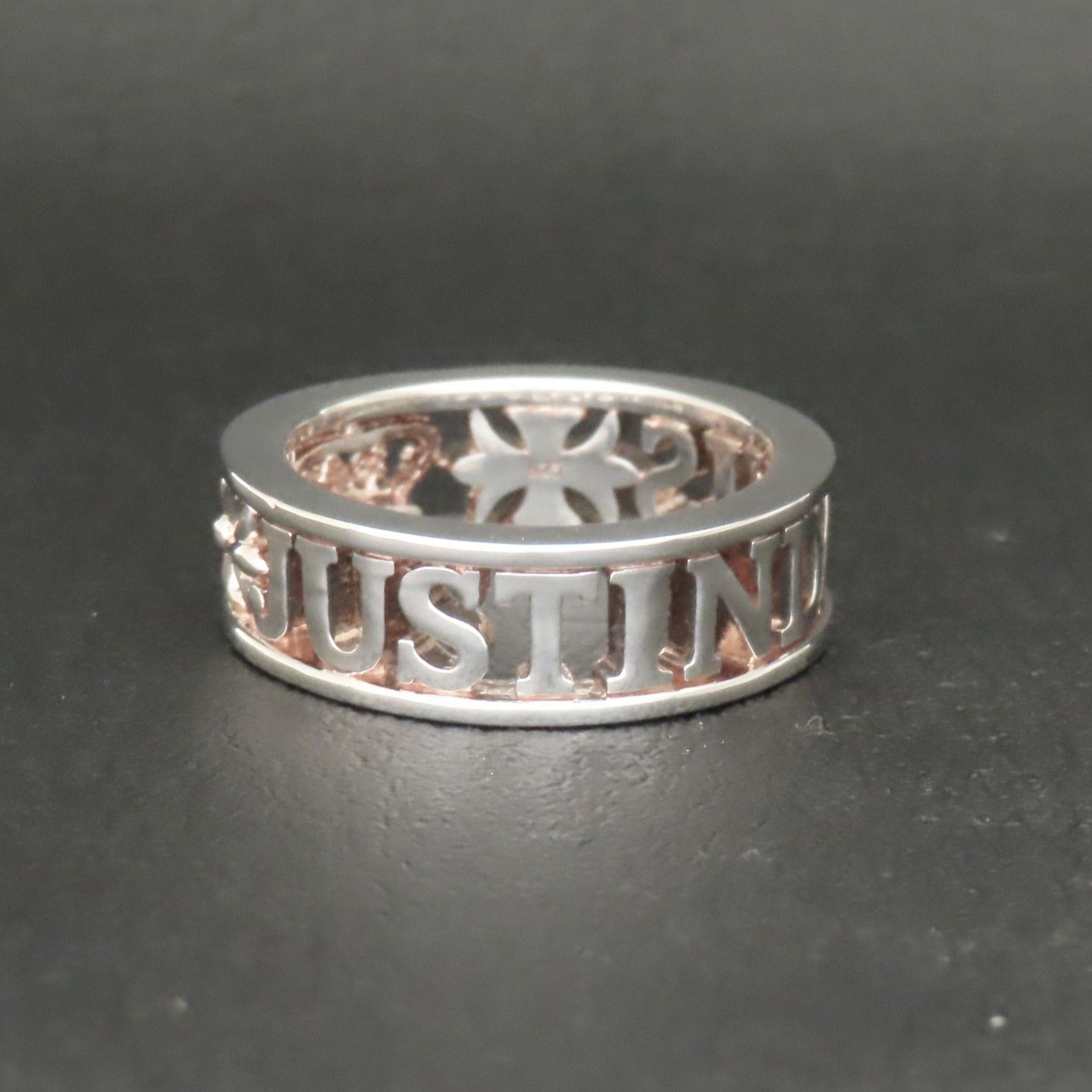 新品同様 美品 JUSTIN DAVIS MAD LOVE RING ジャスティンデイビス