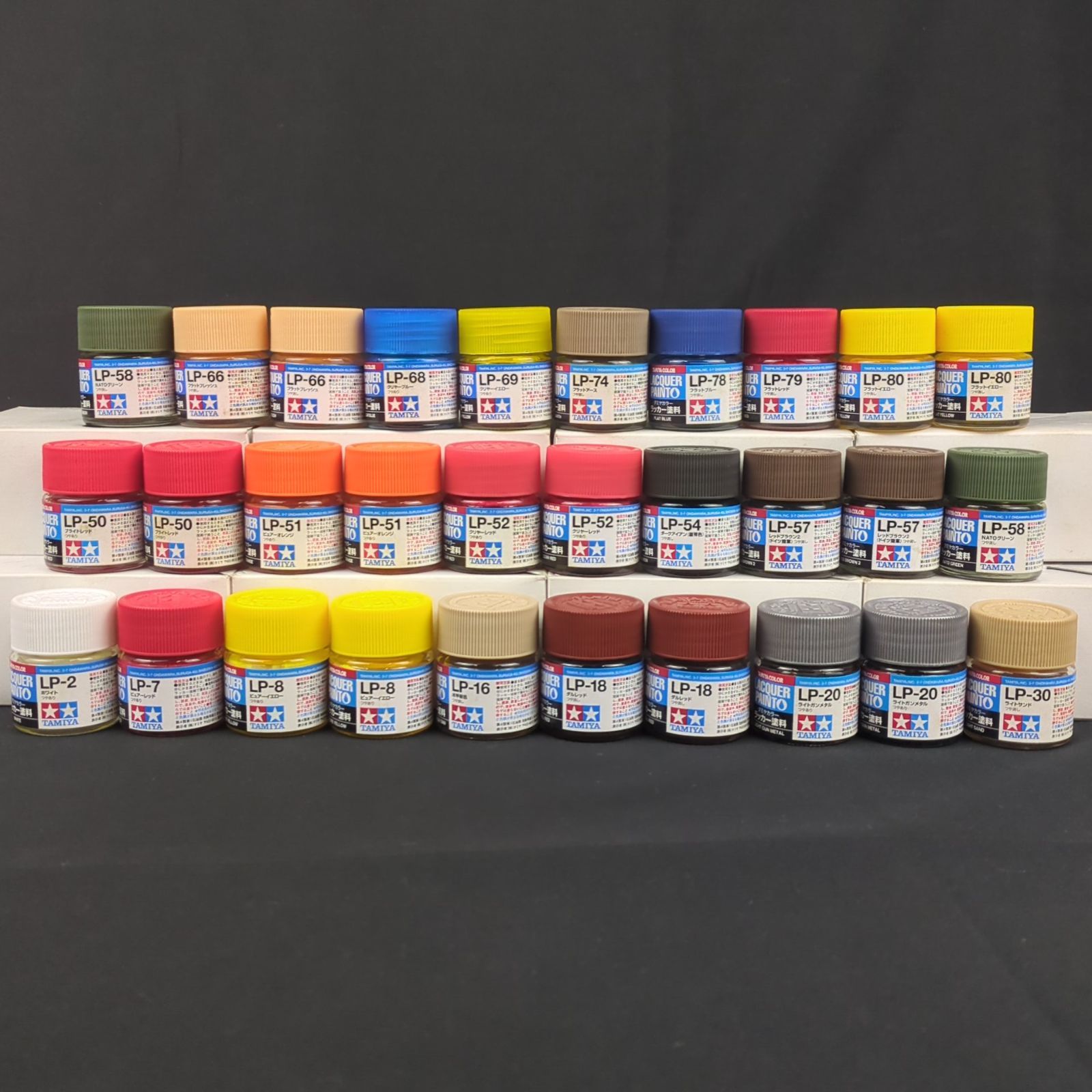 期間限定・値上げ前セール】 タミヤ ラッカー塗料 30本- F セット
