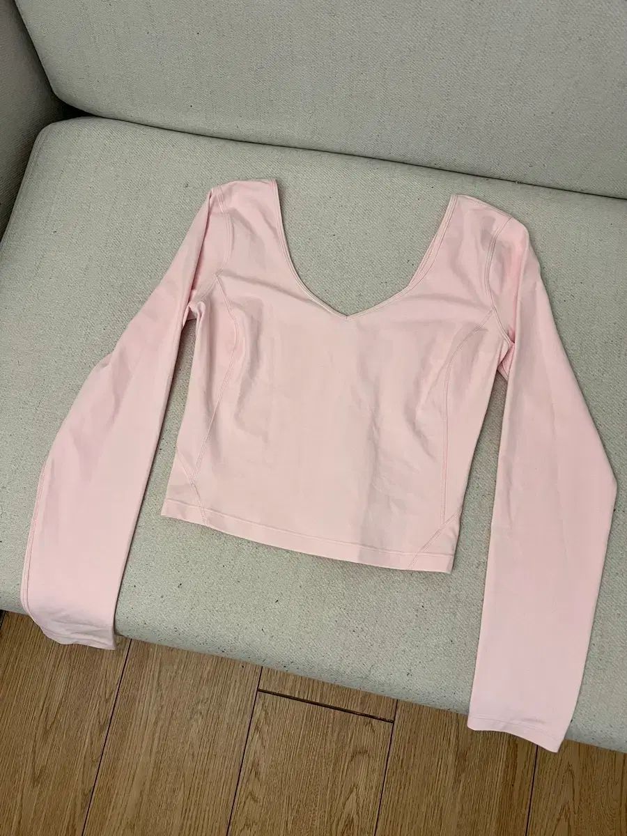 ルルレモン 6 スポーツ トップス ピンク ジム ヨガ ピラティス バレエ バレエウェア カバーアップ ウォーマー