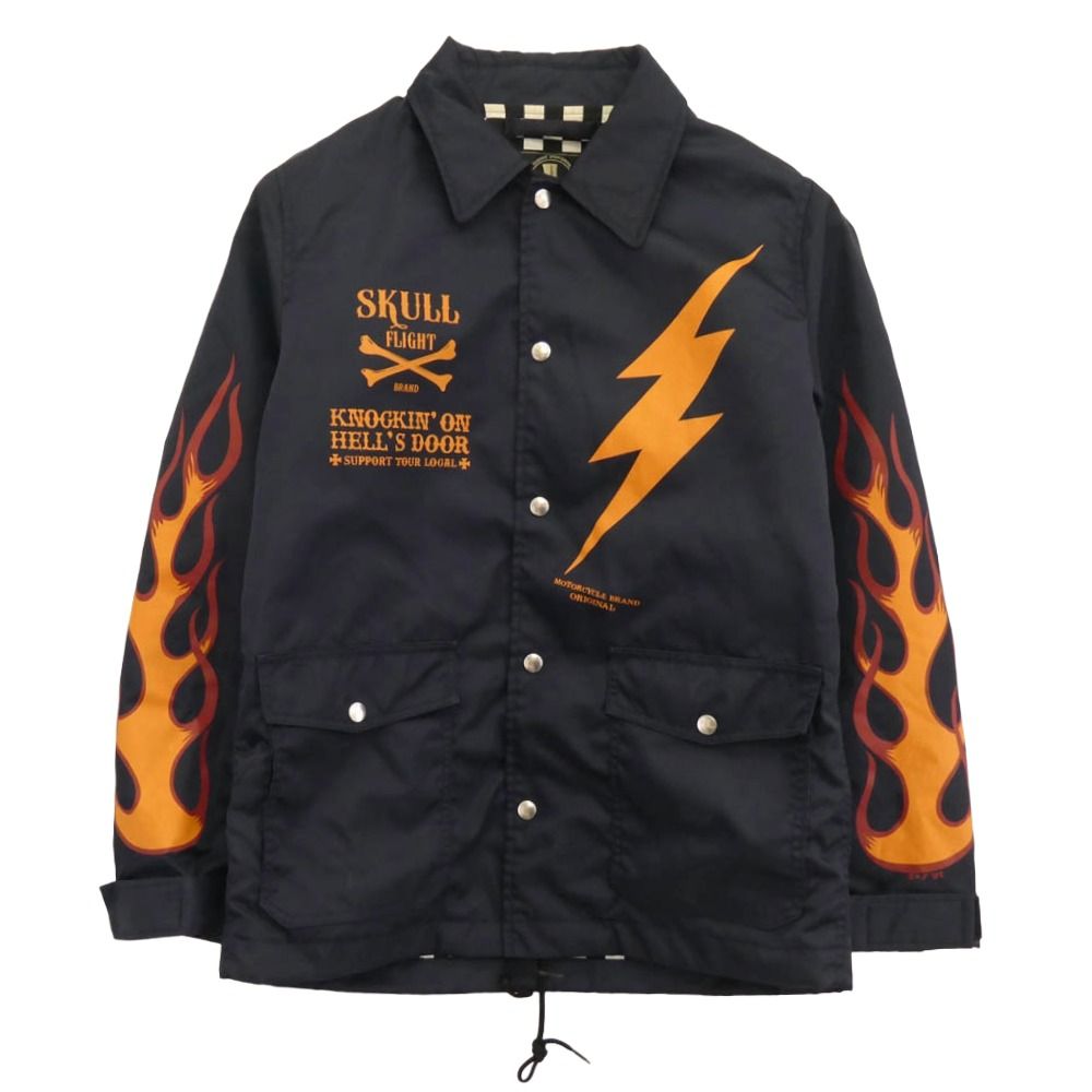 SKULL FLIGHT スカルフライト Riders Coach Jacket コーチ ジャケット
