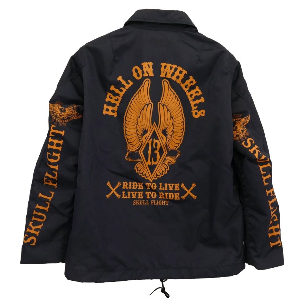 SKULL FLIGHT スカルフライト Riders Coach Jacket コーチ ジャケット