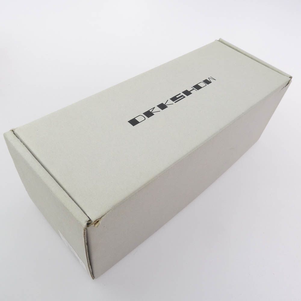  Rick Owens リックオウエンス RUB DRKSHDW ダークシャドウ イタリア製 Hustler Slide スライド サンダル ブラック系 43 サンダル 靴