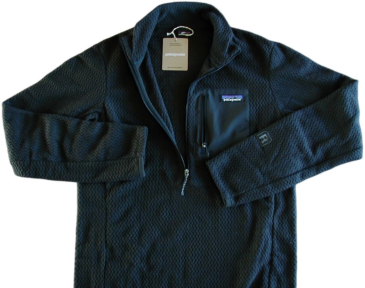 S パタゴニア Ｍ’s R 1エア ジップネック patagonia Black BLK