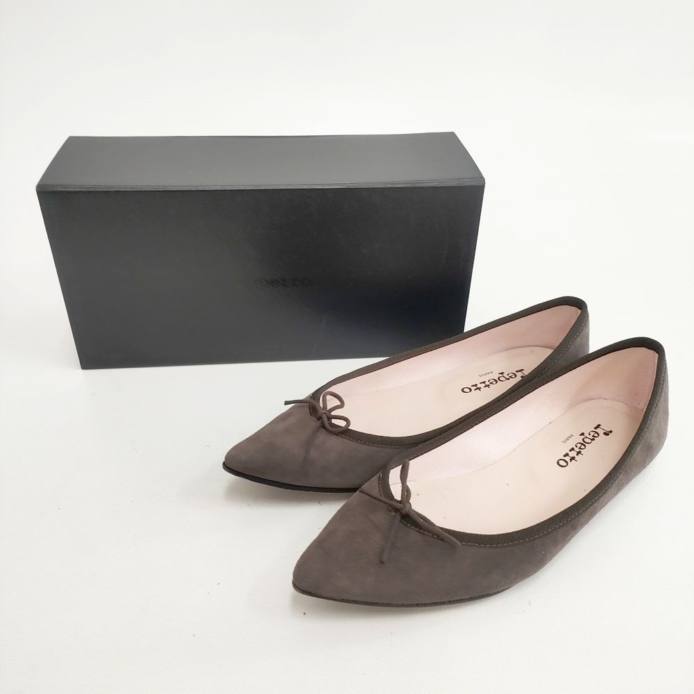 repetto Brigitte Ballerinas ブリジットバレリーナ サイズ38 バレエシューズ ブラウン レディース レペット【中古】5-1119T◎ repetto Brigitte Ballerinas ブリジットバレリーナ サイズ38 バレエ